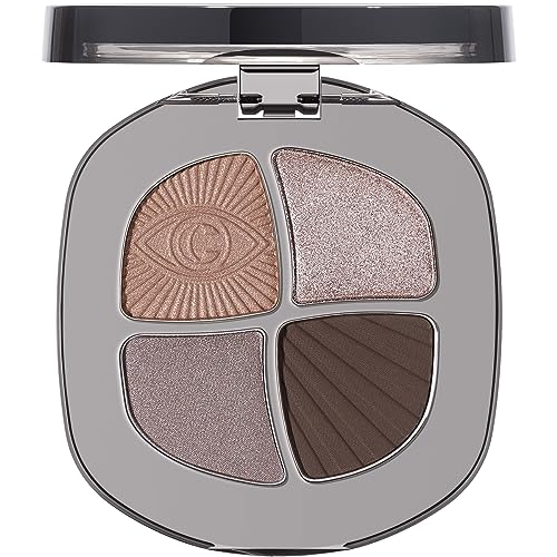 CARSLAN Eyeshadow Palette, Longlasting Eye Makeup Palettes in Matte, Shimmer Eye Shadow, High Pigmented Warm Natural sombras para ojos for Daily Use, 05 Smoky Brown