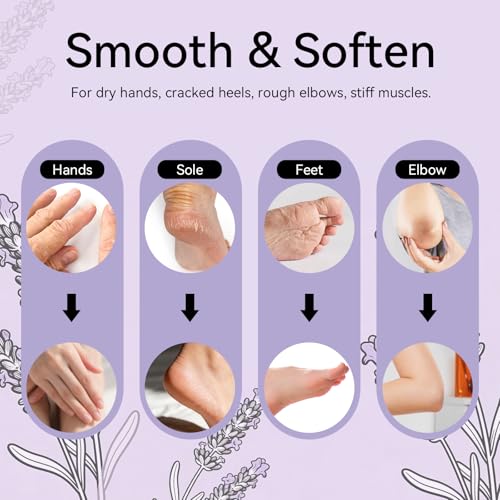 Electric Foot Callus Remover, Rechargeable Foot Care Tool with 3 Speed Settings, Waterproof Foot File, Portable Foot Dead Skin Remover, Smooth Heels, Home or Travel Spa Foot Care
