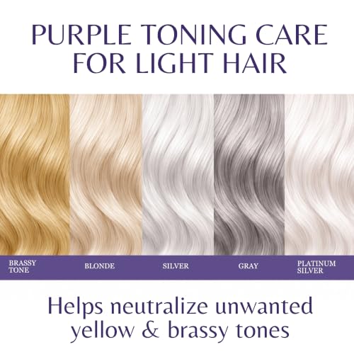 Purple Hair Shampoo & Mask Set for Blonde & Silver Hair - Sulfate-Free