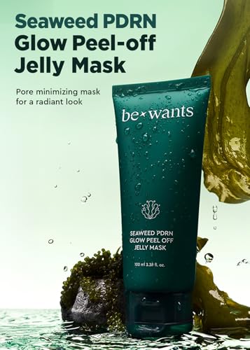 PDRN Seaweed Glow Peel Off Face Mask for Pore Minimizing & Skin Radiance - PDRN Mask