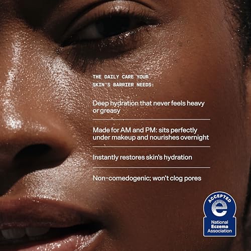 Versed Daily Recovery Rich Barrier Cream - Moisturizer Face Cream for Dry, Sensitive and Easily Irritated Skin - Facial Moisturizer with Glycerin and Multi-Lipid Complex, 1.5oz