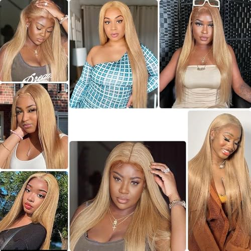Human Hair Bundles 24 26 28 Inch Brown 27 Straight 12A Raw