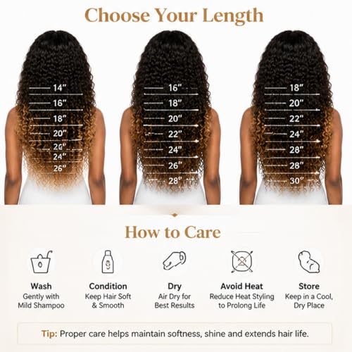 Human Hair Highlight Kinky Curly Bundles - Brazilian P1B/27 Ombre Blonde, 20-24 Inch Variation #P1B/27-J-20-22-24