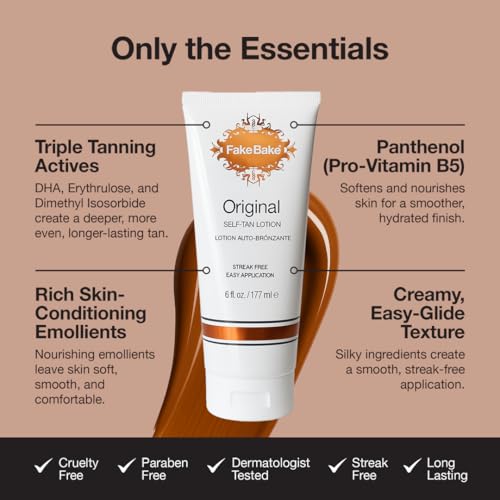 Fake Bake Original Self-Tanning Lotion with Body Mate Self-Tanning Applicator