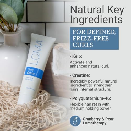 Loma Hair Care Curvy Crème - 8.45 oz Flexible Styling Curl & Wave Cream