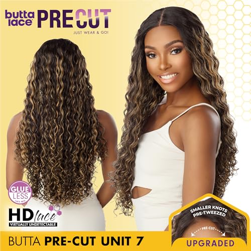 Sensationnel Butta Lace Precut Wig-Unit TH2/27 Short Synthetic Glueless Hair