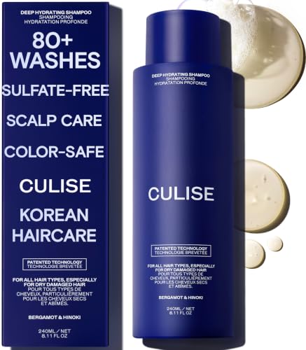 CULISE Korean Hydrating Shampoo for Color-Treated Hair – Very Dry & Damaged