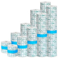 Autdor 10 Rolls Tattoo Aftercare Bandages - Waterproof Transparent Film Wraps, 2/4/6/8/10 Inch x 2.2 Yard - Mix 10pcs