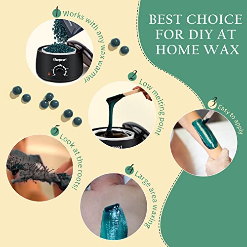 Maxpearl Hard Wax Beads Pack - 2.5LB Coarse Body Wax Beads + 1LB Fine Facial Wax Beads