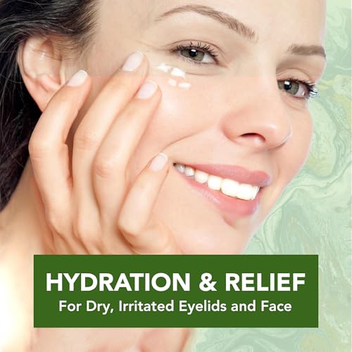 NOVEHA Tea Tree Oil Anti Wrinkle Eye Cream - Eyelid Cream for Dry & Itchy Skin, Scar | Moisturizer Face Cream Treatment - 1.69 Fl. Oz.