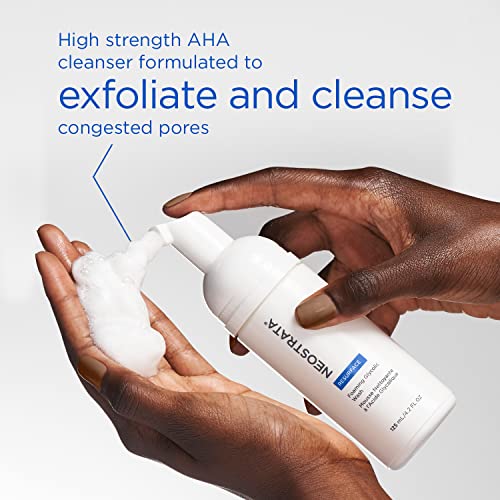 Foaming Glycolic Face Wash - High Strength AHA Cleanser for Smooth Skin