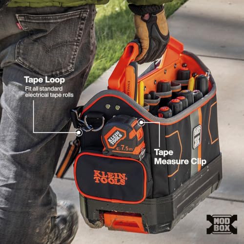 Connectable Tool Tote with 33 Pockets for Klein MODbox Mobile Workstation - Tool Bag