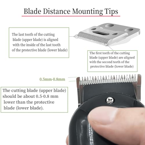 Professional Wahl Blade - 2-Hole Precision Adjustable Hair Clipper for Wahl Senior Magic Clipper
