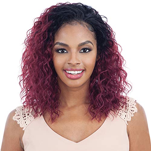 Juicy Girl Synthetic Full Cap Drawstring Wig - Off Black 1B