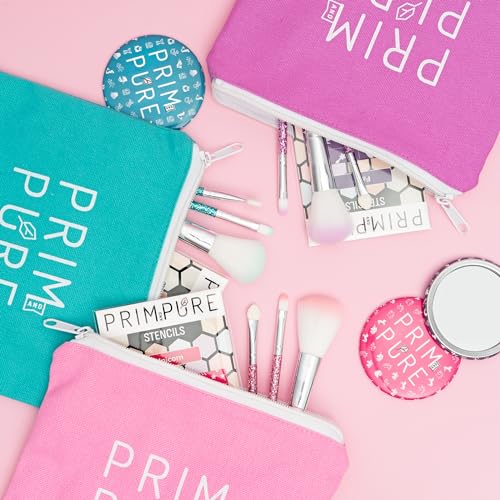 Prim and Pure Kids Makeup Gift Set - Unicorn Pink, Eyeshadow, Lip Gloss & Mirror
