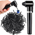 Ink Mixer Tattoo Pigment Mixer Machine with 100Pcs Mixing Sticks Eyebrow Color Makeup Tattoo Ink Pigment Black Electric Agitator Machine for Microblading Tattooing Supplies Tattoo Supply Tool