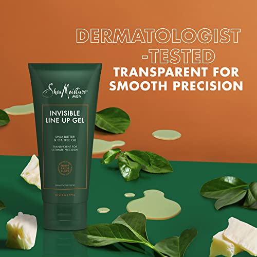 SheaMoisture Men Invisible Line Up Shave Gel for Smooth Skin 6 oz