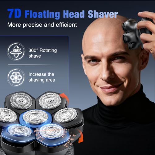 Kensen PRO 7D Head Shaver Replacement Head for Series S36 - Bald Shaver