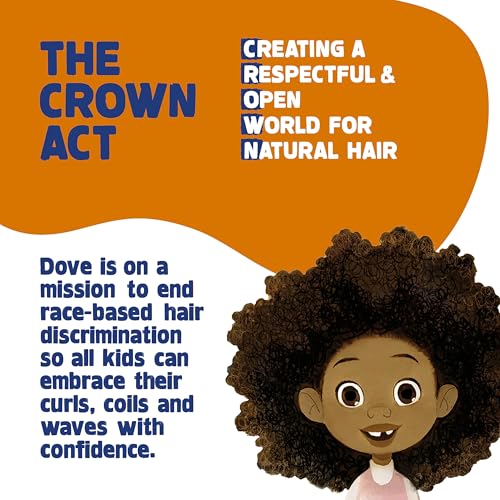 Dove Kids Shampoo & Conditioner Set with Shea Butter & Coconut Oil + 2-in-1 Detangler Spray, ¡°Hair Love¡± Wavy, Coily, Curly Hair Products for Kids