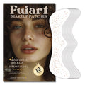 Rose Gold Freckle Patches - 12 Count Cosmetic Speckles - Self-Adhesive Face Decor, Cute Glitter Makeup Accessories for Women, Glam Up Your Look with Makelip Patches