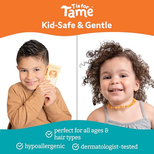 T is for Tame Kids Hair Taming Gel & Wand Bundle 1 Fl Oz Pack of 2