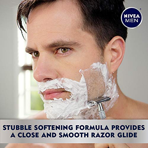 Nivea Men Sensitive Skin & Stubble Shave Gel - with Beard Softener For Men ? 7 Ounce. Can