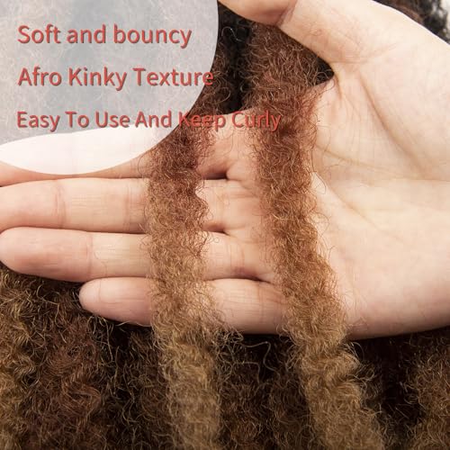 24 Inch Marley Twist Hair Afro Twist Hair Extensions - 8 Pack, Variation 1B/30/27
