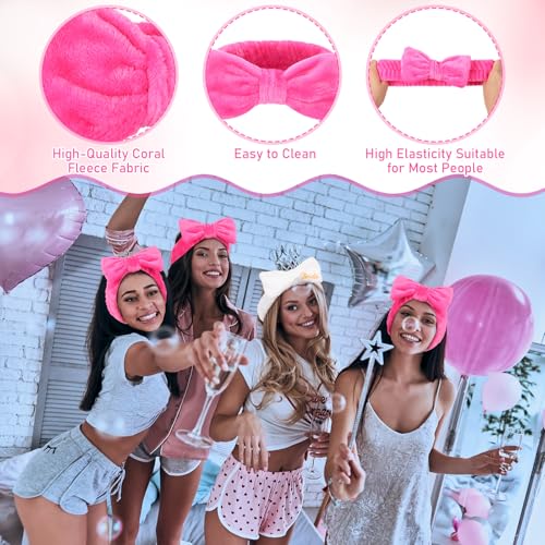 Bridal Party Favors Set - White and Rose Red Bachelorette Gift Pack for Bridesmaids