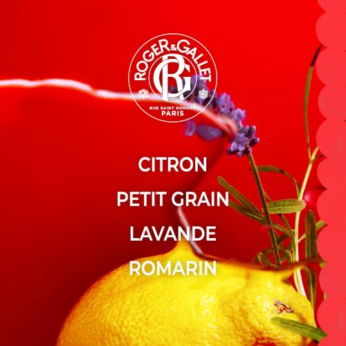 Roger & Gallet French-Milled Perfumed Soap Bar Gift Set - Jean Marie Farina Citrus Aromatic, 3 Pack 3.5 oz each