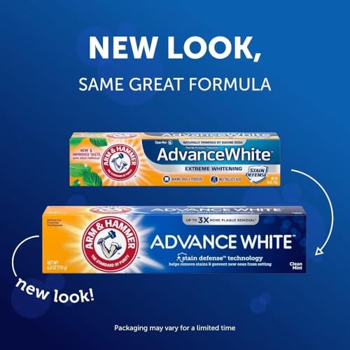 Arm & Hammer Advance White Extreme Whitening Toothpaste Pack of 6 - 6 Oz