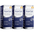 100% Silicone Scar Gel 3-Pack ? 3 x 1.06oz Scar Cream for Long-Term Scar Care ? C-Section, Surgery, Acne, Keloids, Burns ? Fades Old & New Scars Fast