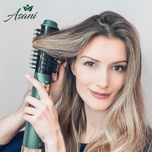 Multipurpose Hot Air Brush with Interchangeable Heads for Hair Styling