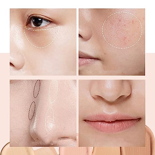 Mallofusa Single Color Face Makeup Concealer Foundation Palette Creamy Moisturizing 0.49oz (Green)