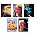 I'M SORRY FOR MY SKIN Jelly Mask Full Set for Skin Stress Relief, Korean Skin Care Travel Essentials Kit, K-Beauty Hydrating Face Mask Sheets, Gifts for Women (Pack of 5)