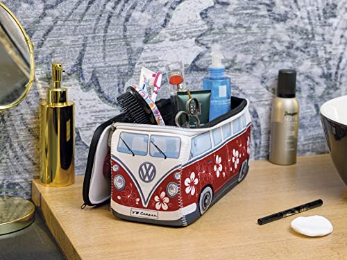 Large VW T1 Bus Camper Toiletry Bag - Waterproof Cosmetic Organizer