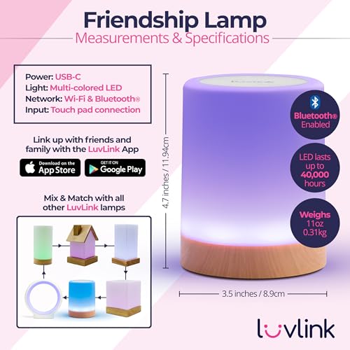 Long Distance WiFi Touch Friendship Lamp - Single - Stay Connected with Loved Ones