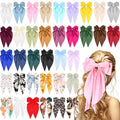 Large Satin Hair Bows Set - 36 Oversized Women’s Hair Accessories