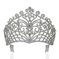 Silver Austrian Rhinestone Tiara Crown Bridal Prom Pageant Hair Accessory - Variation of THIS listing