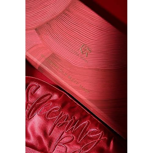 Luxury Silk Sleep Mask Gift Set 22-Momme Mulberry Silk Eye Mask Ultra Comfort Perfect Present for Her Luxury Christmas for Women Comfortable Blindfold Eyeshade for Night Sleep