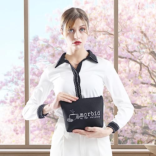 True Crime Podcast Lover Gift Crime Show Fans Gift In The Morning True Crime Makeup Bag (Mor bid Bag)