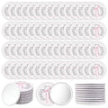 Christian Compact Mirrors Set 60 Pcs Pink Bow with Bible Verse - Religious Gift for Women, Pentecost & Trinity Sunday, Portable Makeup Reflection - Variation of THIS listing 60 / Christian