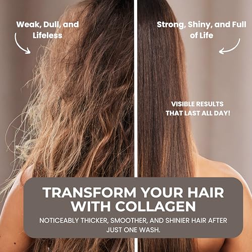 Collagen Hair Shampoo for Women - Thicker, Fuller, Salon-Quality Growth 16.9 oz