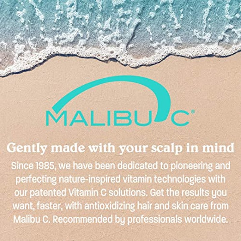 Malibu C Swimmers Wellness Shampoo and Conditioner + Hair Mask Summer Essentials Kit - Adults & Kids Clarifying, Moisturizing, Shine Restoring Hair Care - Protects from Pool Chlorine & Copper, 6 Ct