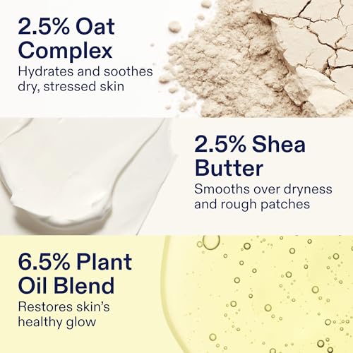 Hydrating Body Moisturizer with Shea & Oat for Dry Skin - 10 oz