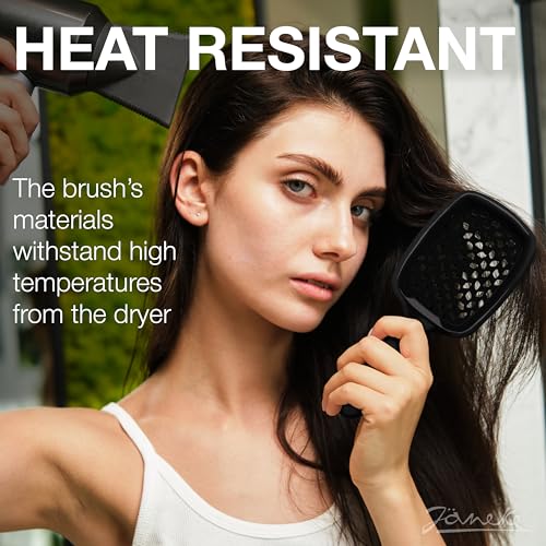 Vented Detangling Hair Brush for All Hair Types - Anti-Static, Heat-Resistant Styling Tool