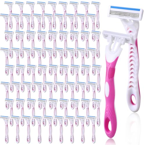 72 Women's Disposable Razor Blades Bulk - Safe, Sharp & Individually Packaged