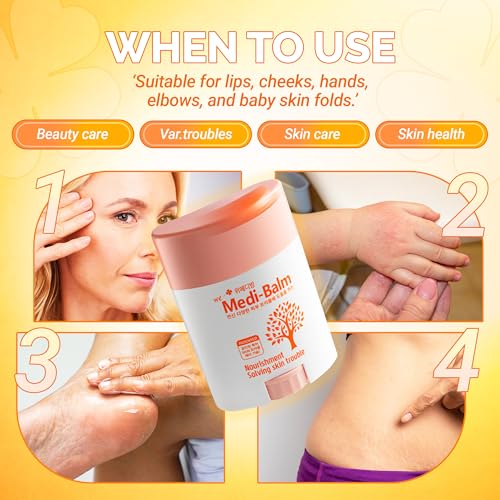 Astaxanthin Multi-Care Balm Stick ? Soothing & Moisturizing for Dry, Sensitive Skin | Safe for Babies, Kids & Adults | Natural, Steroid-Free | wemedibalm (20g / 0.70 oz)