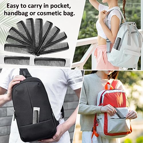 Bulk Hair Combs Set - 200 Individually Wrapped Pocket & Travel Comb