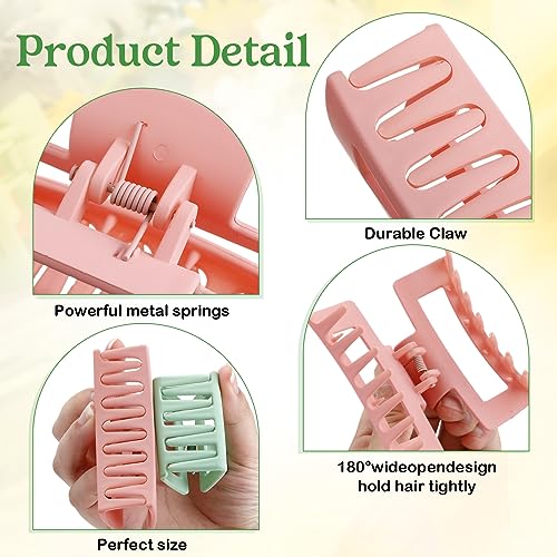 56 Pack Hair Claw Clips for Women & Girls - Colorful Non-Slip Hair Accessories
