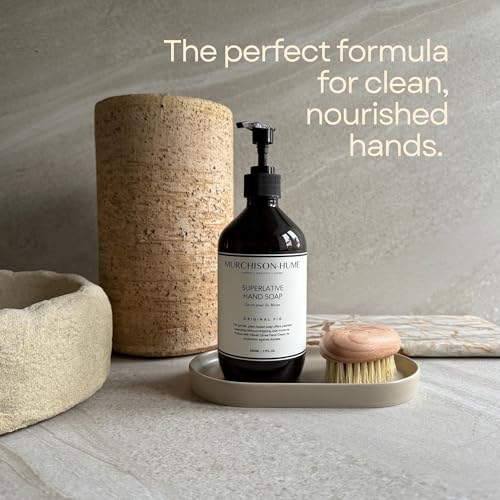 Murchison-Hume Luxury Vegan Hand Soap with Pump Dispenser, Moisturizing Hand Wash, SLS, Paraben & Cruelty-Free, 17oz (Original Fig)